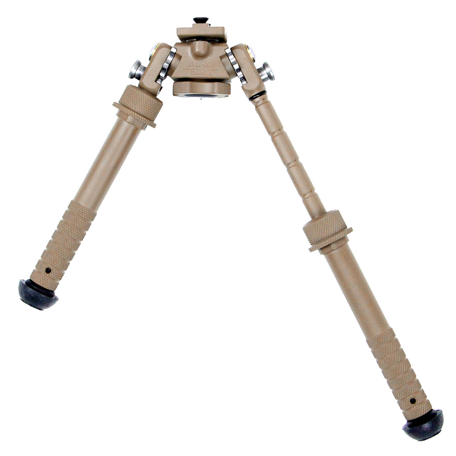 BT46-NC-FDE PSR Accu-Shot Atlas Bipod in FDE with No Clamp