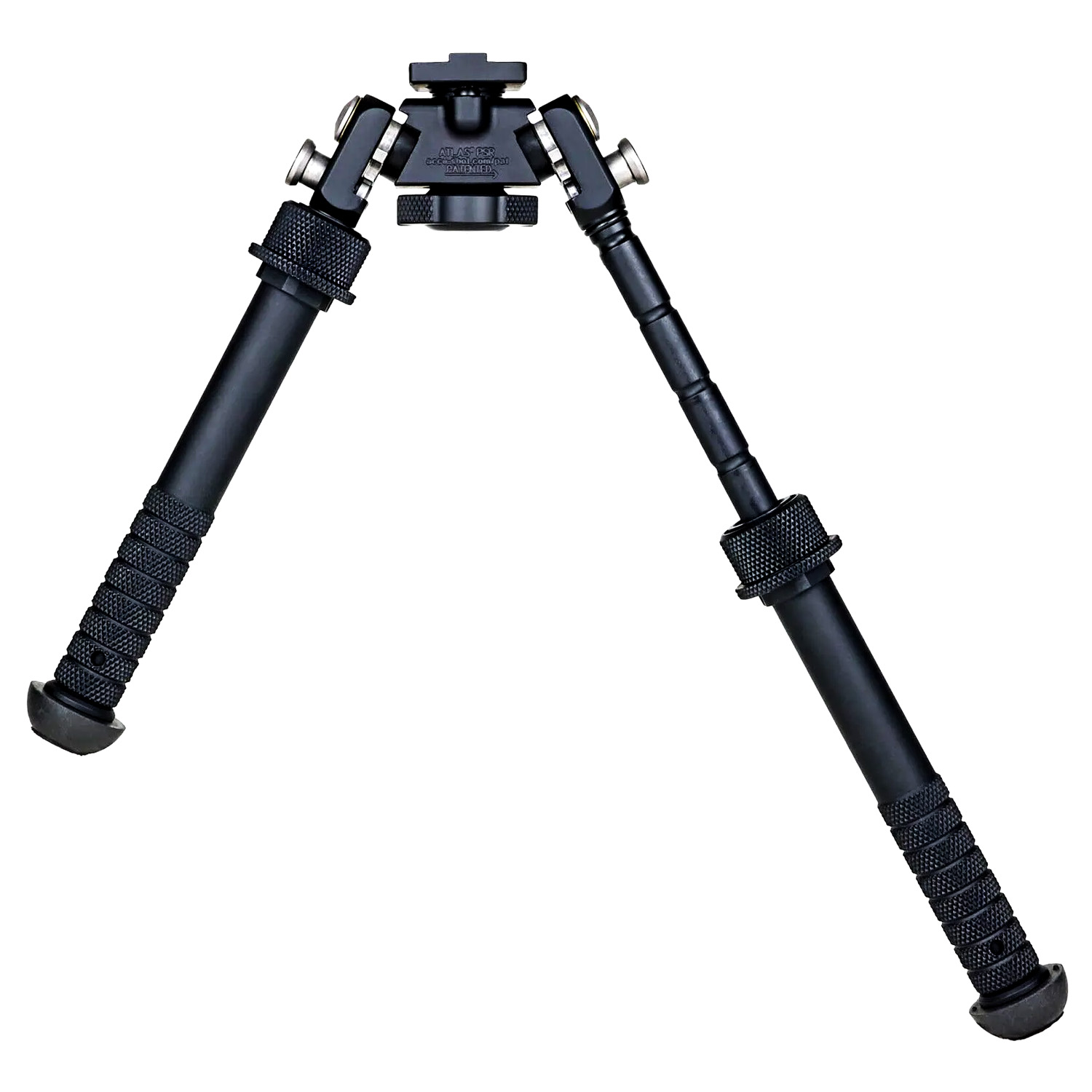 BT46-NC PSR Atlas Bipod in Black with No Clamp