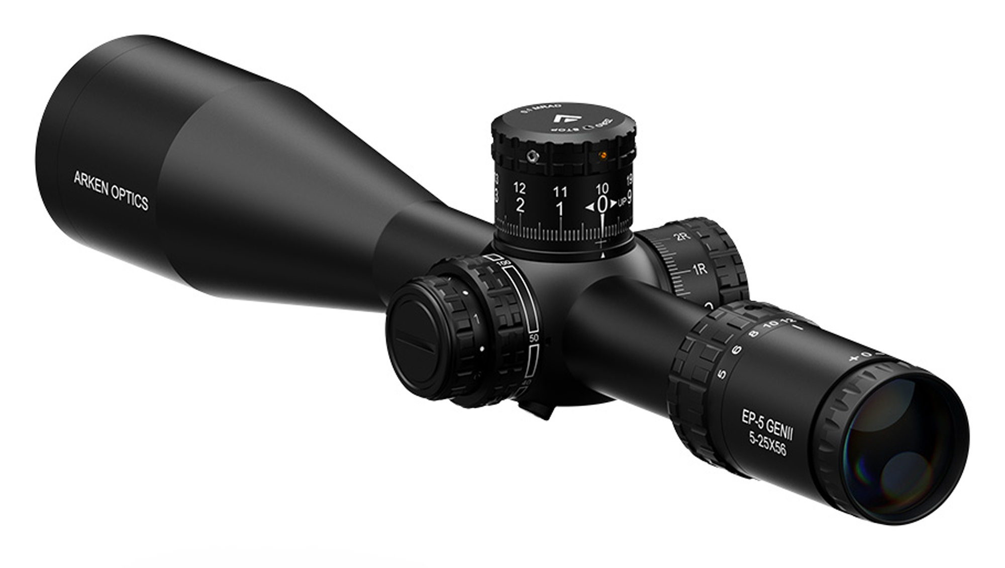 Arken Optics EP-5 GENII 5-25X56 FFP MIL TOR Illuminated Reticle with Zero Stop
