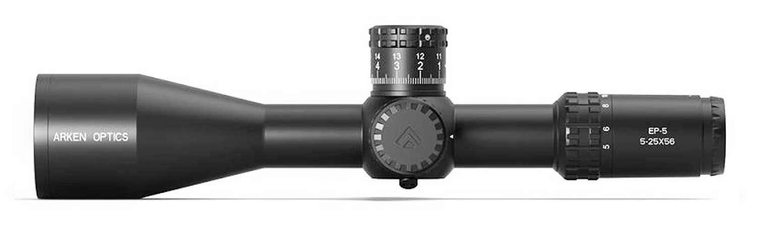Arken Optics EP5 5-25X56 FFP MIL VPR with Zero Stop - 34mm Tube