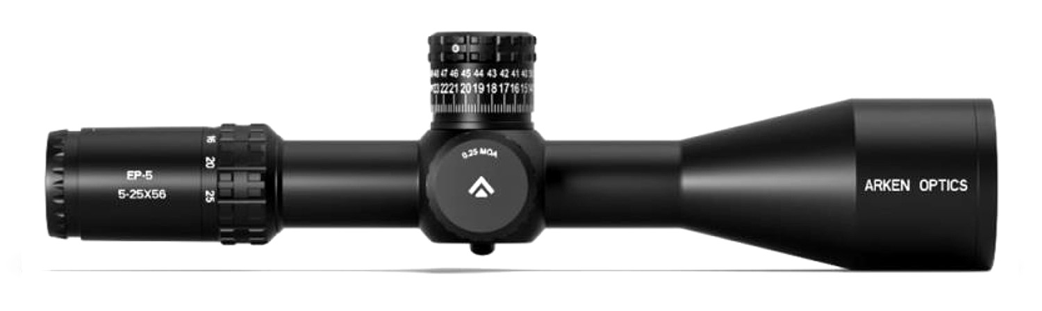 Arken Optics EP5 5-25X56 FFP MOA VPR with Zero Stop - 34mm Tube